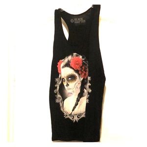 Hot Topic day of the dead Lolita tank